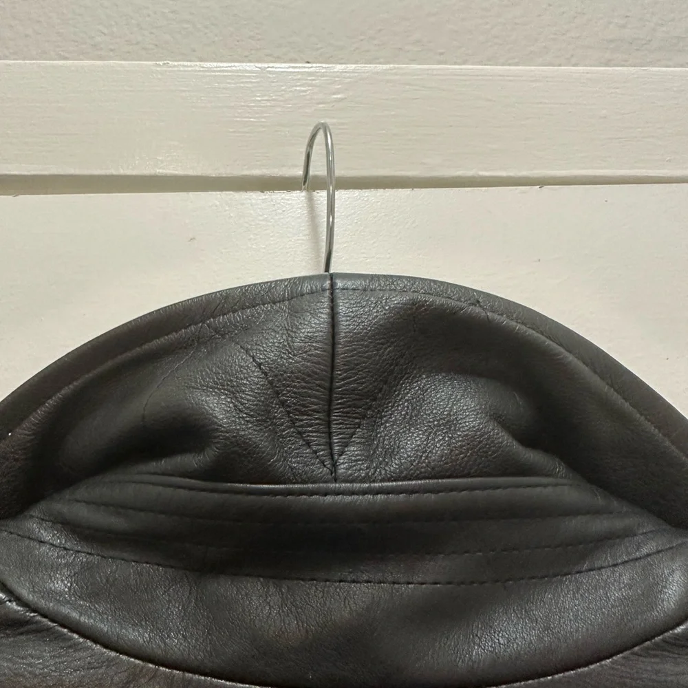 Coach 1941 Men Black Harrison Leather Jacket Size Medium - Picture 10 of 10